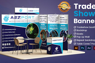 design trade show booth design backdrop exhibition trade show banner