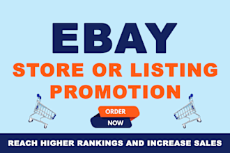 do ebay store or listing promotion to boost rank and sales