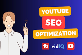 optimize youtube video seo, title, description, tags with vidiq and tubebuddy