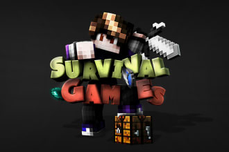 create a professional minecraft wallpaper for streaming