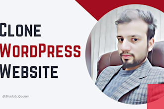 clone wordpress website using elementor pro