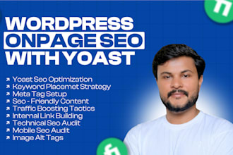 do complete wordpress onpage seo with yoast for gain traffic