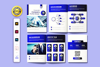 design sponsorship proposal, annual report, booklet, company profile