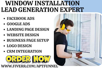 generate window installation leads auto repair window auto tint sales funnel