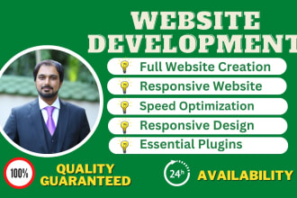 provide professional front end back end and full stack web development solution