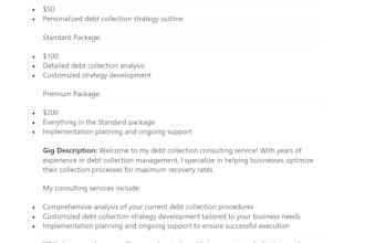 provide expert debt collection services
