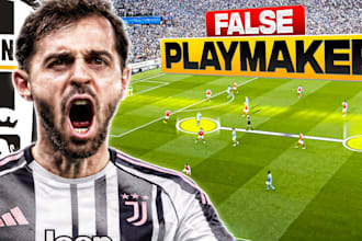 design a creative football or soccer thumbnail