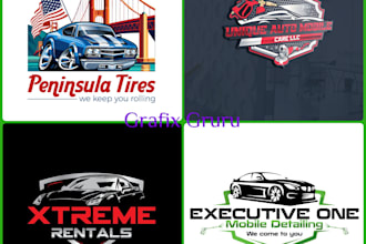 do auto detailing car accessories and auto paint logo