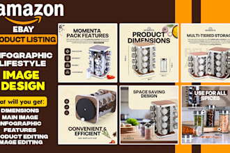 design amazon product listing pictures for your product