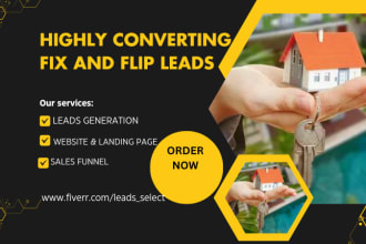 generate fix and flip lenders lend hard money loan lend website sales funnel
