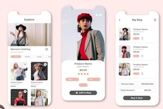 shopping app and website