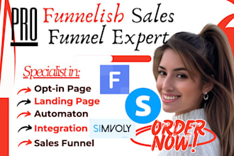 clone funnelish landing page, systeme io sales funnel, clickfunnels landing page