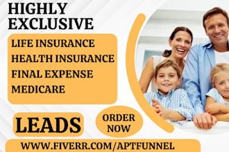 generate life insurance leads medicare aca burial insurance final expense leads