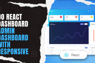 do react dashboard admin dashboard with responsive