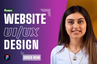 do website ui ux, website mockup, homepage design, website template using figma