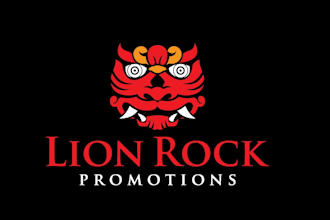 design strange excellent lion rock promotions logo