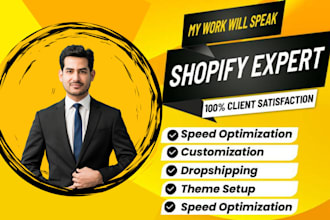 build your professional dropshipping shopify store or ecommerce store