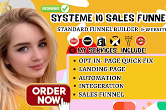 systeme io sales funnel, clickfunnels landing page, clone leadpages landing page