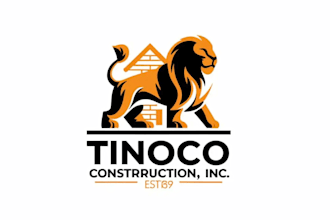 create a distinctive, elegant, lion  logo in a day