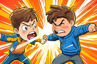 draw cartoon youtube thumbnail