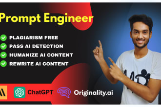 do rewrite ai content, humanize ai content using prompt engineering