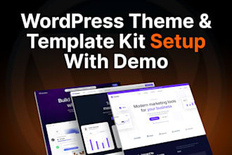 install wordpress theme customize themeforest template kit