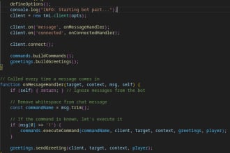 create your twitch bot
