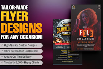 design custom flyers for your business or event