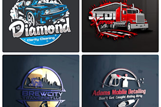 do quickly car shine detailing and auto workshop logo