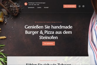 do a restaurant website for better google ranking