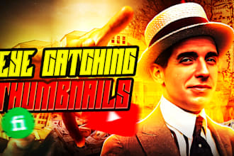 design attractive clickbait,custom,gaming,best youtube thumbnails design