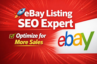 bay product listing, SEO optimization, and title research