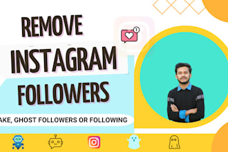 unfollow instagram fake, bots, and ghost followers manually