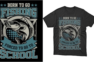 create custom t shirt design and typography t shirt design