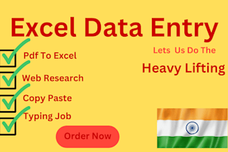 do any type of data entry work