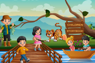 illustrate awesome children storybooks