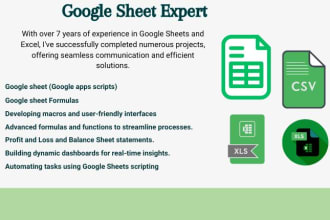 assist with custom google apps script, formulas, automation