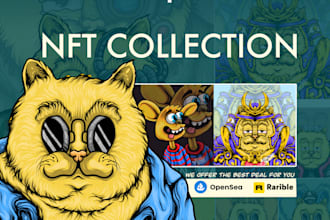 make nft art design and generate collection