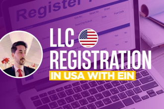 register your llc in any USA state including wyoming, delaware, and new mexico
