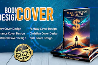 design best quality book title page for you