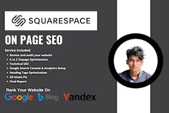 do squarespace on page SEO optimization for top rankings