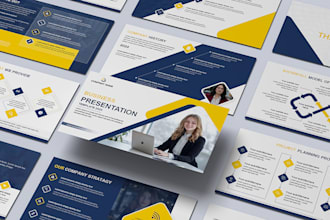 design and redesign powerpoint presentation template google slides pitch deck