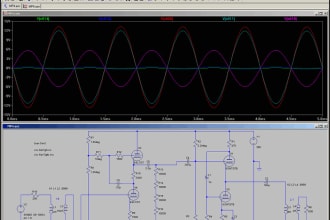 do circuit design and simulation on ltspice, pspice, multisim, proteus, and psim