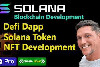 build dapp, exchange platform and your tokens in solana blockchain