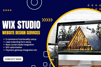 design or redesign an interactive and responsive website on wix or wix studio