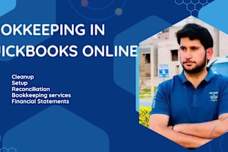do setup, cleanup accounting and bookkeeping in quickbooks online, xero, tally