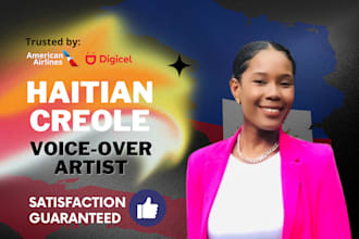 record a native haitian creole voice over