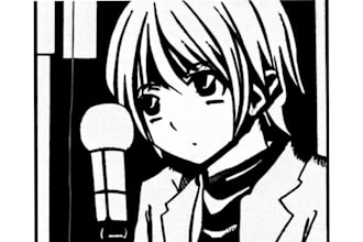 record a professional japanese male voice over