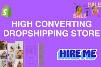 make 6 figure shopify dropshipping store or shopify website