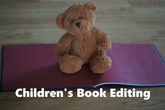 line edit your childrens book, making it easier to read